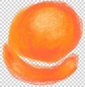 Red orange color sphere bubble circle paitning drawing brush texture backgr.. Stock Illustration