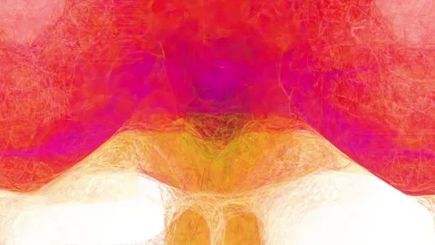 Red Orange Core Circular Radial Symmetry Stock-Footage 326718561