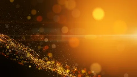 Red orange fire background, digital signature with wave particles Stock Footage 98092158