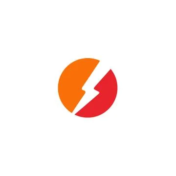 Red orange flash Stock Illustration