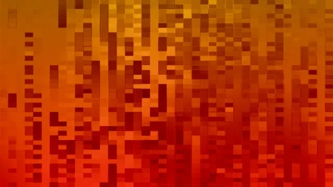 Red Orange Flowing Rectangular Grid Vertical Movement Motion Background Stock Footage 300319516