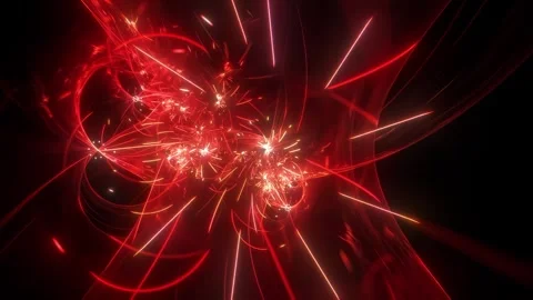 Red Orange Glitch Tunnel Loop Stock Footage 326735017