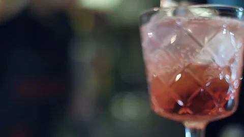 Red-orange juice Stock Footage 129087817