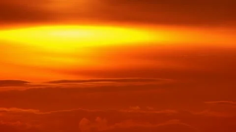 Red Orange Orb Time Lapse Stock Footage 10861484