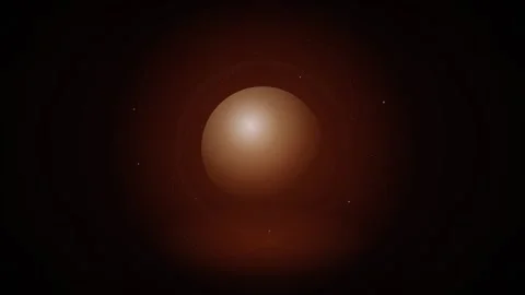 Red Orange Pulsing Gradient Sphere Background Stock Footage 344258010
