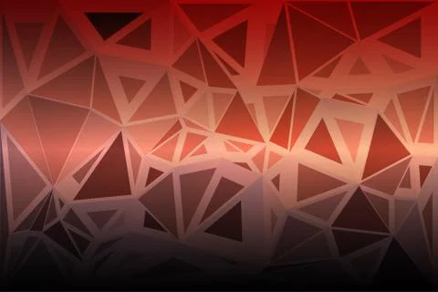 Red orange purple random sizes low poly background 스톡 일러스트