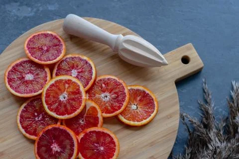 Red orange source of vitamins Foto stock