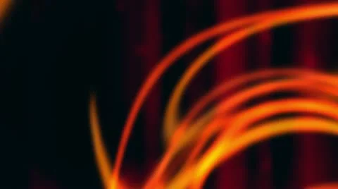 Red Orange Streaks Looping Abstract Animated Background Stock Footage