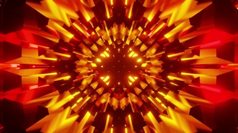 Red Orange sun Equalizer VJ loop for music party background0001-0217 Stock Footage 346156508