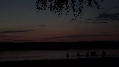 Red orange sunset sky orange video pink 4k cloud Red orange cloudscape time Stock Footage 131637046
