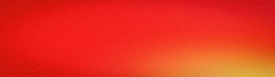 Red orange yellow gradient background wide abstract texture with grainy blu.. Stock Illustration