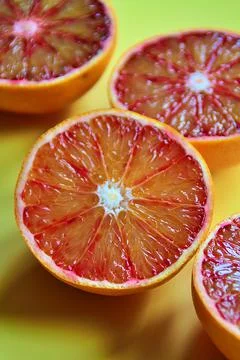Red oranges Stock Photos