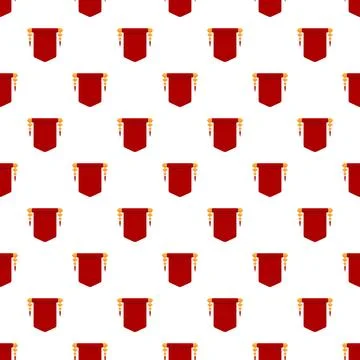 Red oriental scrolls seamless pattern symbolizing celebration 스톡 일러스트