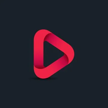 Red origami arrow sign. Vector symbol Illustrazione stock