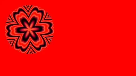 Red ornament Видео 8848868