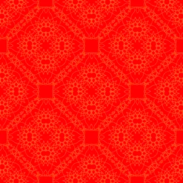 Red Ornamental Seamless Line Pattern Illustrazione stock