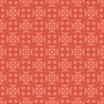 Red Ornamental Seamless Line Pattern 스톡 일러스트