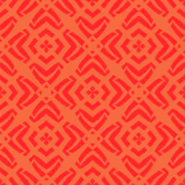 Red Ornamental Seamless Line Pattern Illustrazione stock