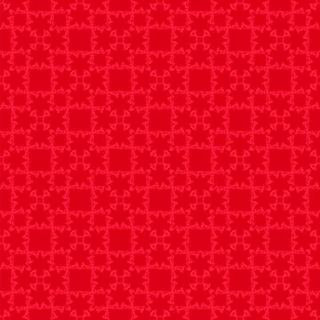Red Ornamental Seamless Line Pattern Stockillustratie
