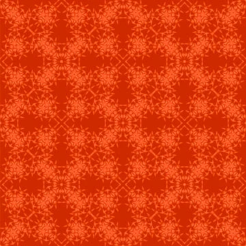 Red Ornamental Seamless Pattern. Endless Texture. Oriental Geometric Ornament Illustrazione stock