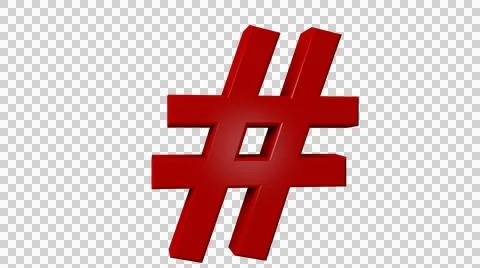 Red pad symbol in 3D Stock Illustration