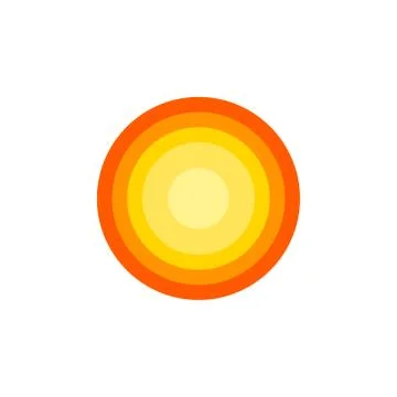 Red pain circle Stock Illustration