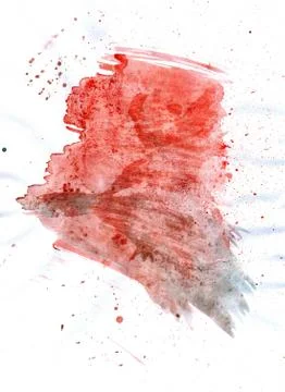 Red Paint Background Stock Illustration