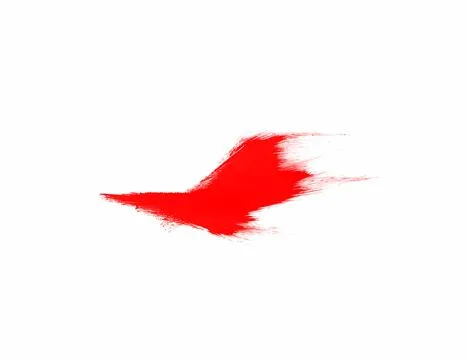 Red paint brush concept for art painting Stock Illustration