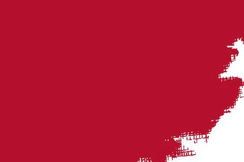 Red Paint Brush Stroke on White Background Stock Illustration