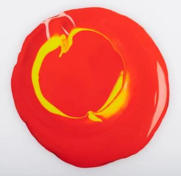 Red paint drop Stock Photos