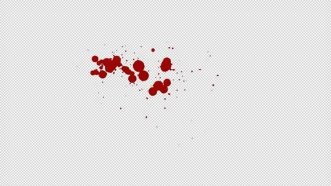 Red Paint Drops Stock-Footage 210538872
