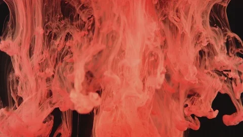Red paint drops in the water 스톡 동영상 70968311