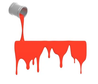Red paint Stock-Illustration