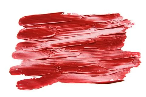 Red paint. Isolated Stock Photos
