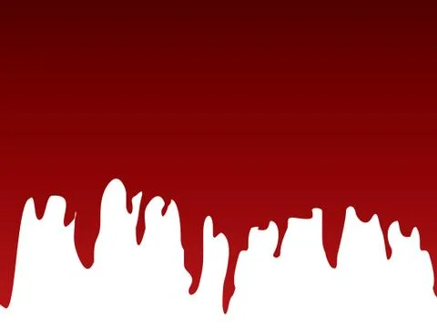 Red paint leaking Stock Illustration