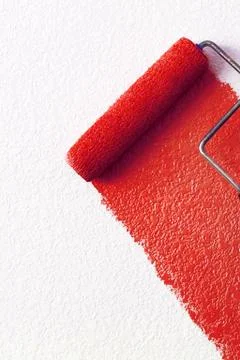 Red paint Stock Photos