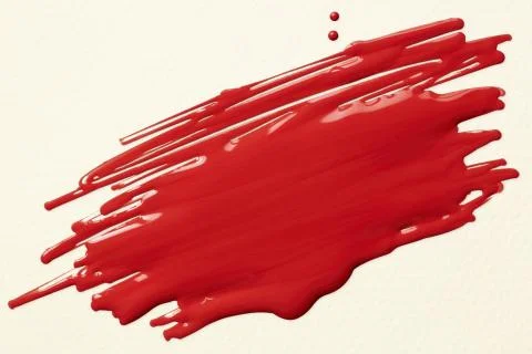 Red paint scribble Stock Photos