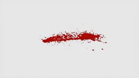 Red Paint Splash Stock-Footage 210538697