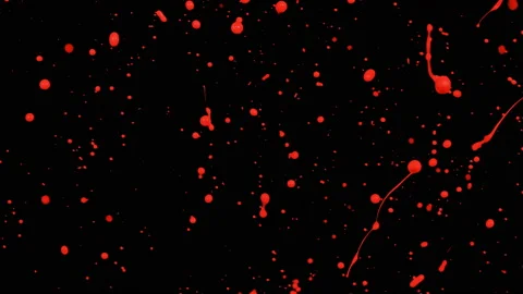 Red Paint Splashing from Left Side, Paint Splatter and explosion Stock Footage 153076163