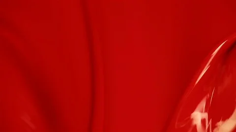 Red paint is stirring in the vat. Stock Footage 73195899