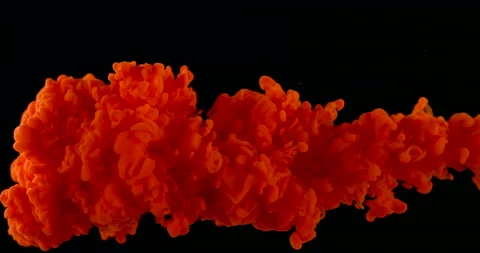 Red Paint In The Water Stock Footage 170790329