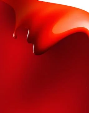 Red paint wave Stock Illustration