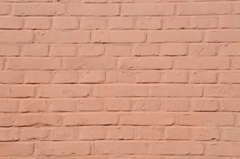 Red painted brick Stock Photos