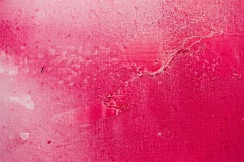 Red painted canvas texture as background Stock Illustration