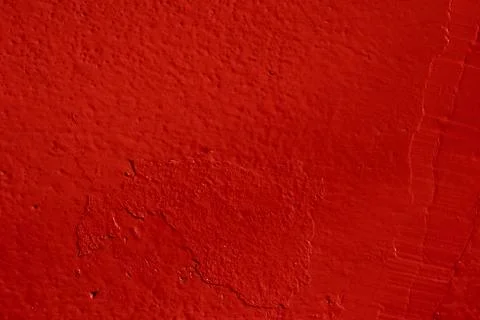 Red painted wall. Bright background. Stock Photos