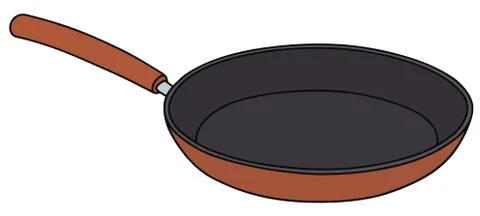 Red pan Stock Illustration