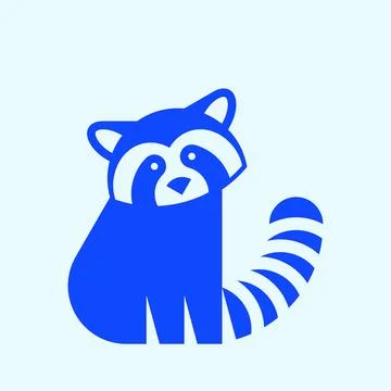 Red panda logo Stock Illustration