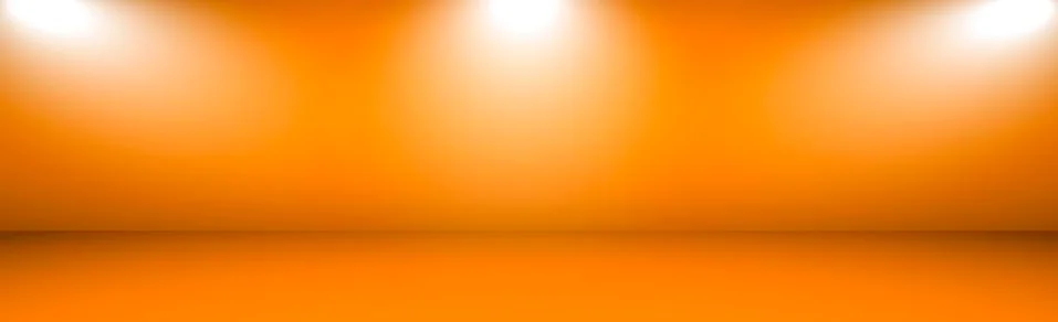 Red panoramic studio background with white glow Stock Illustration