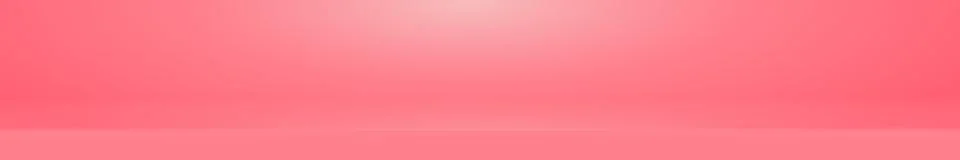 Red panoramic studio background with white glow Illustrazione stock