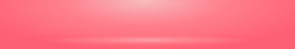 Red panoramic studio background with white glow Illustrazione stock